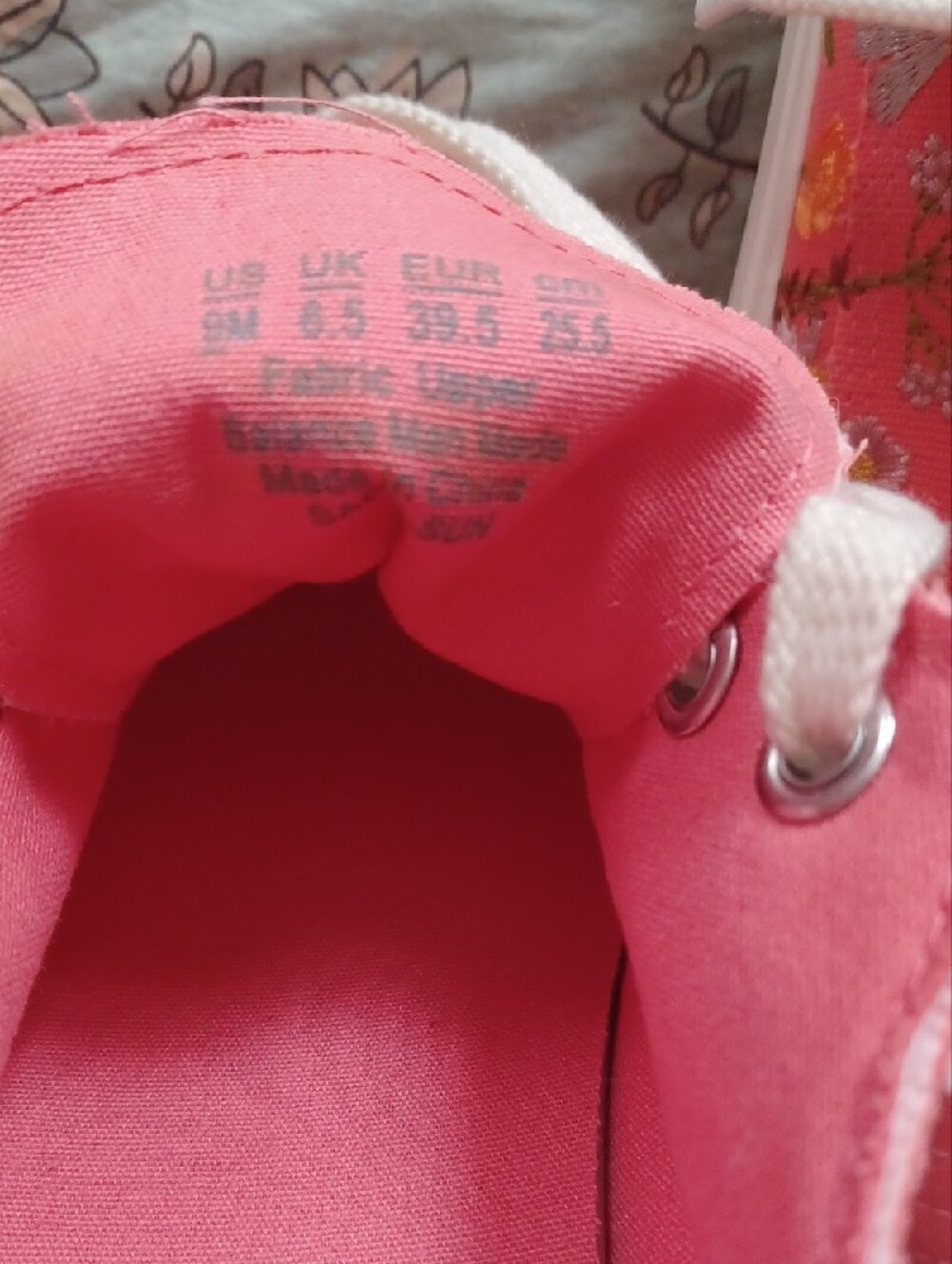 Blowfish Coral Pink Embroidered Platform Sneakers - Picture 5 of 5